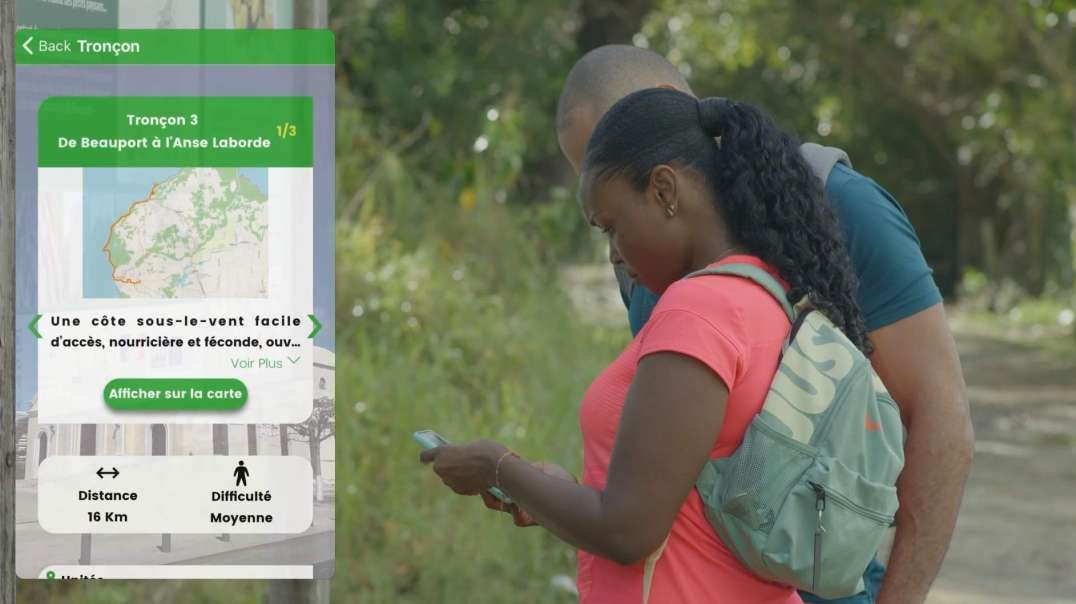 Visitez le Nord Grande-Terre autrement avec l'application mobile des sentiers en Guadeloupe.