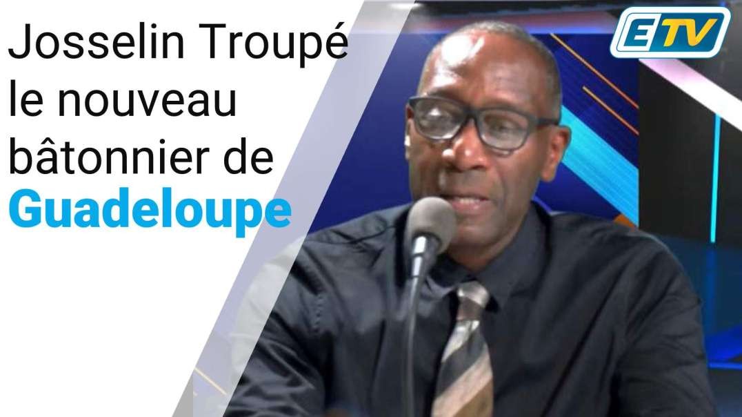 Josselin Troupé le nouveau bâtonnier de la Guadeloupe souhaite rapprocher les justiciables.